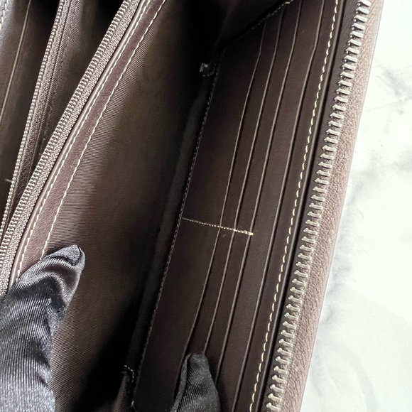 Authentic Gucci double  Zip top handle Clutch Bag - Picture 12 of 16